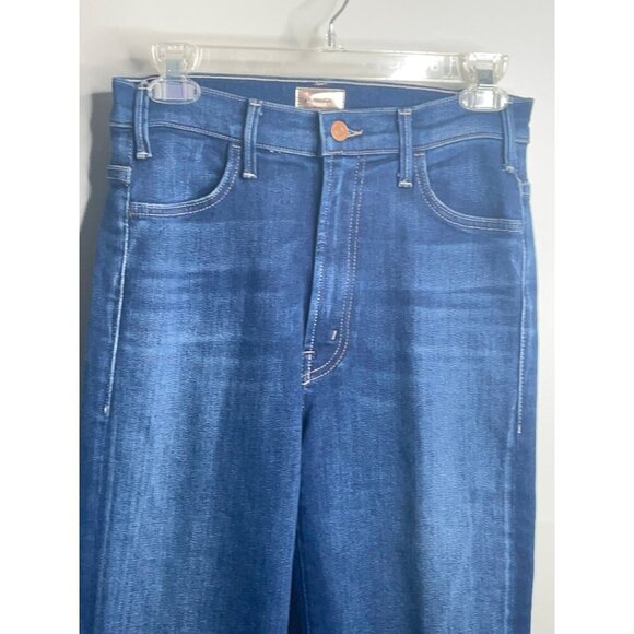 MOTHER The Hustler Ankle Fray Home Movies Size 27 NWT $228 Stretch - Picture 6 of 9